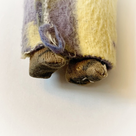 VTG Native American Indian Skookum Style Stuffed Blanket Wrap Doll - Picture 8 of 12